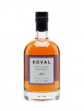 A bottle of Koval Millet Whiskey American Single Barrel Millet Whiskey