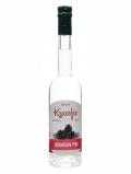 A bottle of Krucefix Mountain Pine Eau de Vie