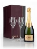 A bottle of Krug Grande Cuvée Sharing Set