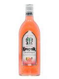 A bottle of Krupnik Grapefruit Liqueur / Flat Bottle