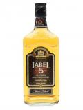A bottle of Label 5 Blended Whisky Blended Scotch Whisky