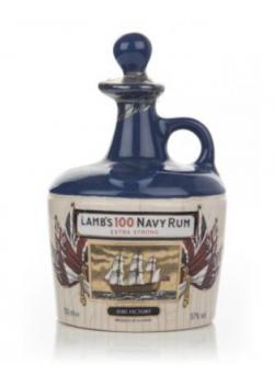 Lamb’s 100 Extra Strong Navy Rum HMS Victory Ceramic Decanter - 1970s