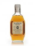 A bottle of Langs Select 12 Year Old - 1970s