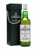 A bottle of Laphroaig 1990 / Highgrove House Islay Single Malt Scotch Whisky