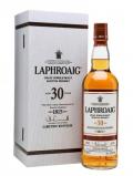 A bottle of Laphroaig 30 Year Old / Bot.2016 Islay Single Malt Scotch Whisky