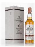 A bottle of Laphroaig 30 Year Old