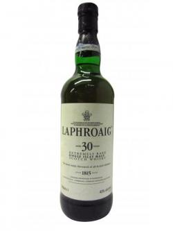 Laphroaig Extremely Rare Single Malt Damaged Seal 30 Year Old