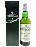 A bottle of Laphroaig Highgrove Vintage Edition 2 1990