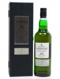 A bottle of Laphroaig Natural Cask Strength 1960 40 Year Old