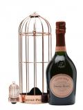 A bottle of Laurent Perrier Rose Champagne / Bird Cage