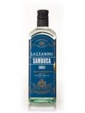 A bottle of Lazzaroni Blue Label Sambuca