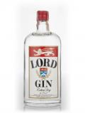 A bottle of Lord Extra Dry Gin - 1980s