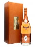 A bottle of Louis Roederer Cristal Rose 2005 Magnum