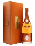 A bottle of Louis Roederer Cristal Rose 2006 Magnum