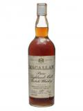 A bottle of Macallan 1956 / Bot.1970s Speyside Single Malt Scotch Whisky