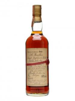 Macallan 1957 / 25 Year Old / 25th Anniv. Rinaldi Speyside Whisky