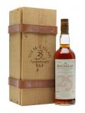 A bottle of Macallan 1970 / 25 Year Old / Anniversary Malt Speyside Whisky