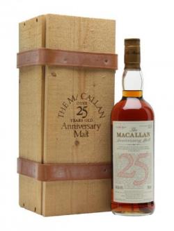 Macallan 1970 / 25 Year Old / Anniversary Malt Speyside Whisky