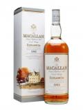 A bottle of Macallan 1992 Elegancia / Bot.2004 Speyside Single Malt Scotch Whisky