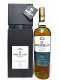 A bottle of Macallan Fine Oak 15 Year Old 2714