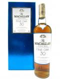 A bottle of Macallan Fine Oak Old Style 30 Year Old