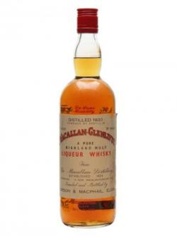 Macallan-Glenlivet 1937 / Bot.1970s Speyside Single Malt Scotch Whisky