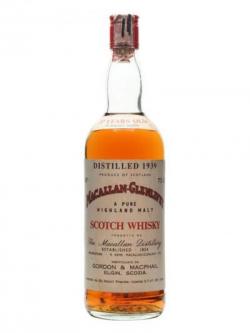 Macallan Glenlivet 1939 / 37 Year Old / Gordon& Macphail Speyside Whisky