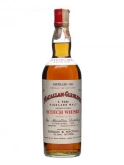 Macallan-Glenlivet 1958 /15 Year Old / Gordon& Macphail Speyside Whisky