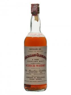 Macallan-Glenlivet 1961 / 15 Year Old / Gordon& Macphail Speyside Whisky