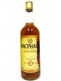 A bottle of Macallan Macphails Pure Malt Scotch 10 Year Old