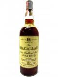 A bottle of Macallan Pure Highland Malt 1958