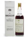 A bottle of Macallan Pure Highland Malt 1960