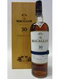 A bottle of Macallan Sherry Oak 30 Year Old 4643