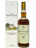 A bottle of Macallan Single Highland Malt 10 Year Old 2683