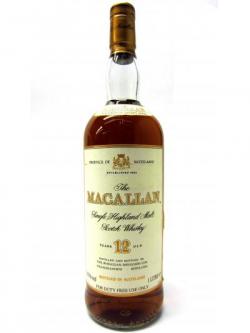 Macallan Single Highland Malt 12 Year Old