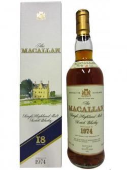 Macallan Single Highland Malt 1974 18 Year Old