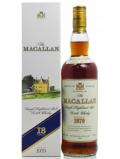 A bottle of Macallan Single Highland Malt 1979 18 Year Old