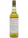 A bottle of Macallan Single Highland Malt 1989 21 Year Old