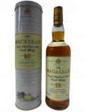 A bottle of Macallan Single Highland Malt Scotch 10 Year Old 3250