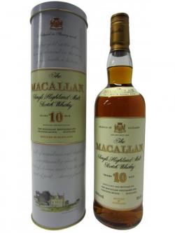 Macallan Single Highland Malt Scotch 10 Year Old 3250