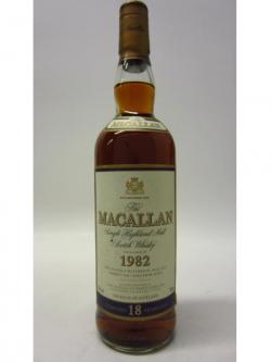 Macallan Single Highland Malt Scotch 1982 18 Year Old 4655