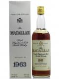 A bottle of Macallan Special Selection 1963