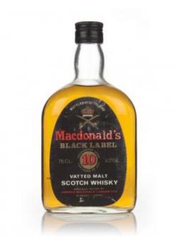 Macdonald’s Black Label 10 Year Old - 1970s