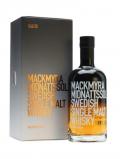 A bottle of Mackmyra Midnattssol Swedish Single Malt Whisky