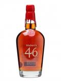 A bottle of Maker's 46 Bourbon Kentucky Straight Bourbon Whiskey