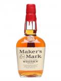 A bottle of Maker's Mark 84 Proof Kentucky Straight Bourbon Whiskey