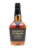 A bottle of Maker's Mark Black Label Kentucky Straight Bourbon Whiskey