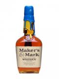 A bottle of Maker's Mark (Blue / Yellow Wax) Kentucky Straight Bourbon Whiskey