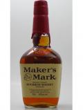 A bottle of Makers Mark Kentucky Straight