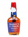 A bottle of Maker's Mark Rock the Vote (Red / White / Blue Wax)